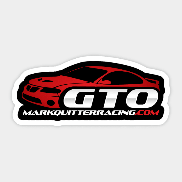 Mark Quitter Racing Official T-Shirt Sticker by MarkQuitterRacing